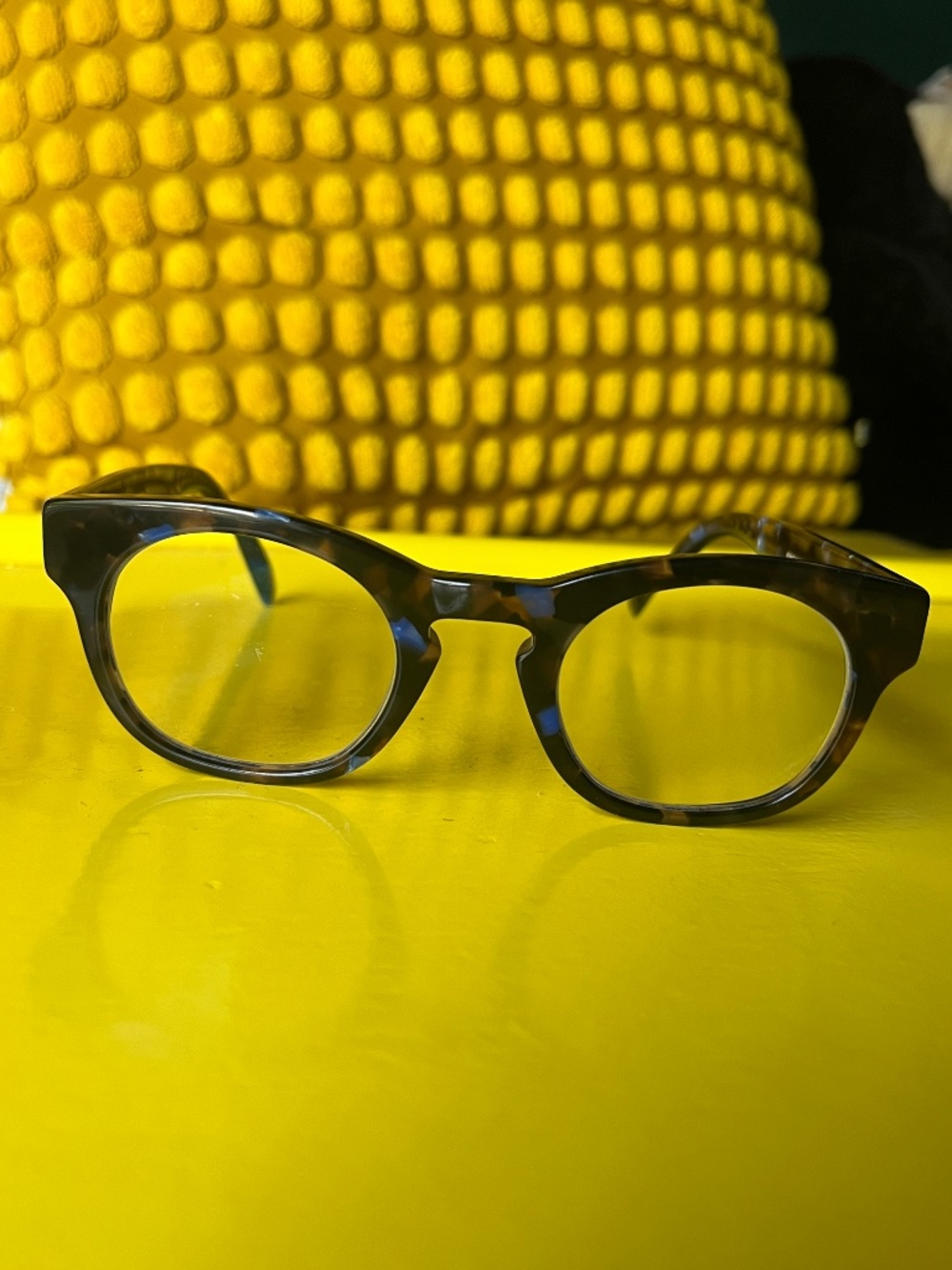 Warby Parker Kimball "Tanzanite Tortoise" Brown/Blue Tortoise Frames, Unisex - Picture 4 of 9